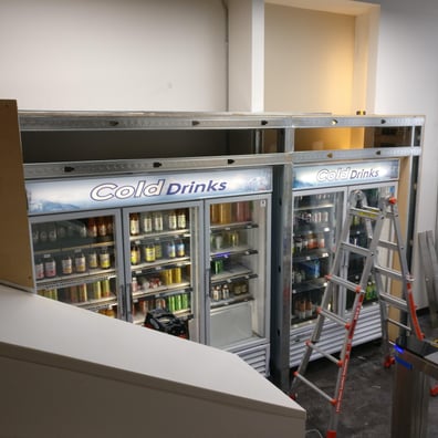 Zippin store construction